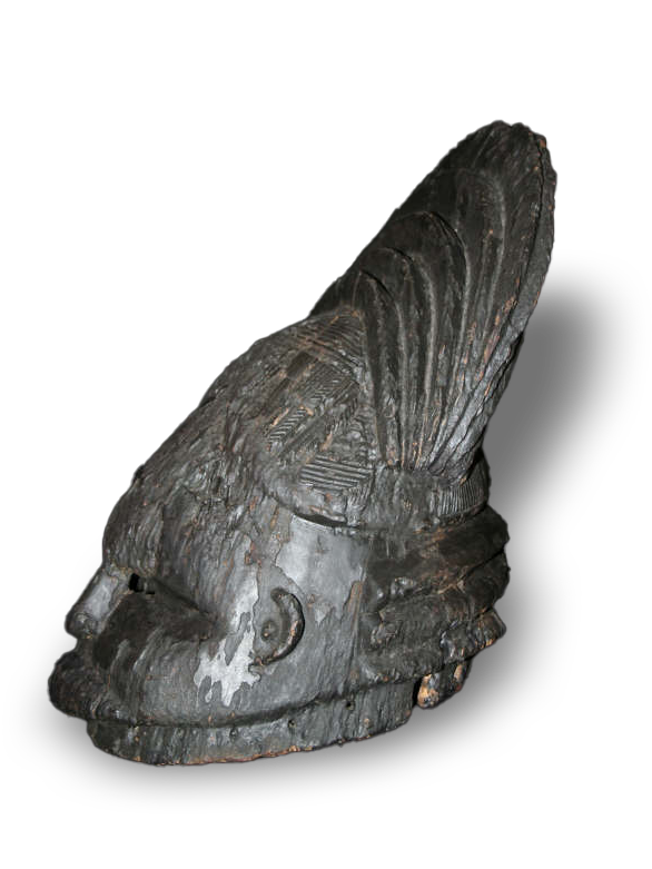 Gola wooden carved helmet mask from Sierra Leone and Liberia, West Africa, African tribal art, Kutubu Arts