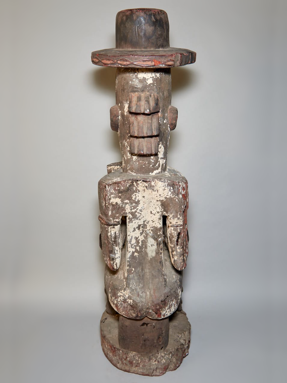 Urhobo camwood carved statue from Nigeria, West Africa, Kutubu Arts