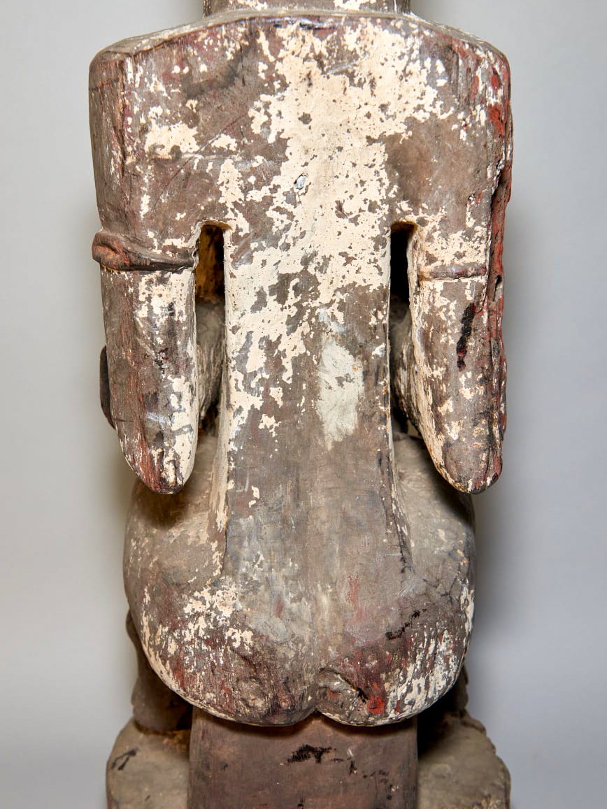 Urhobo camwood carved statue from Nigeria, West Africa, Kutubu Arts