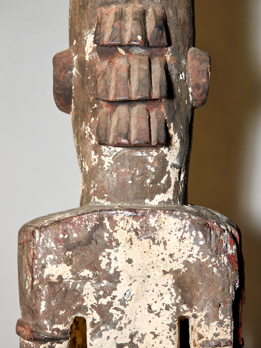 Urhobo camwood carved statue from Nigeria, West Africa, Kutubu Arts