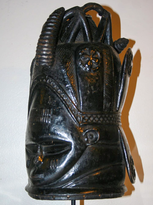 Mende Sowei ceremonial mask from Sierra Leone and Liberia, West Africa, Kutubu Arts