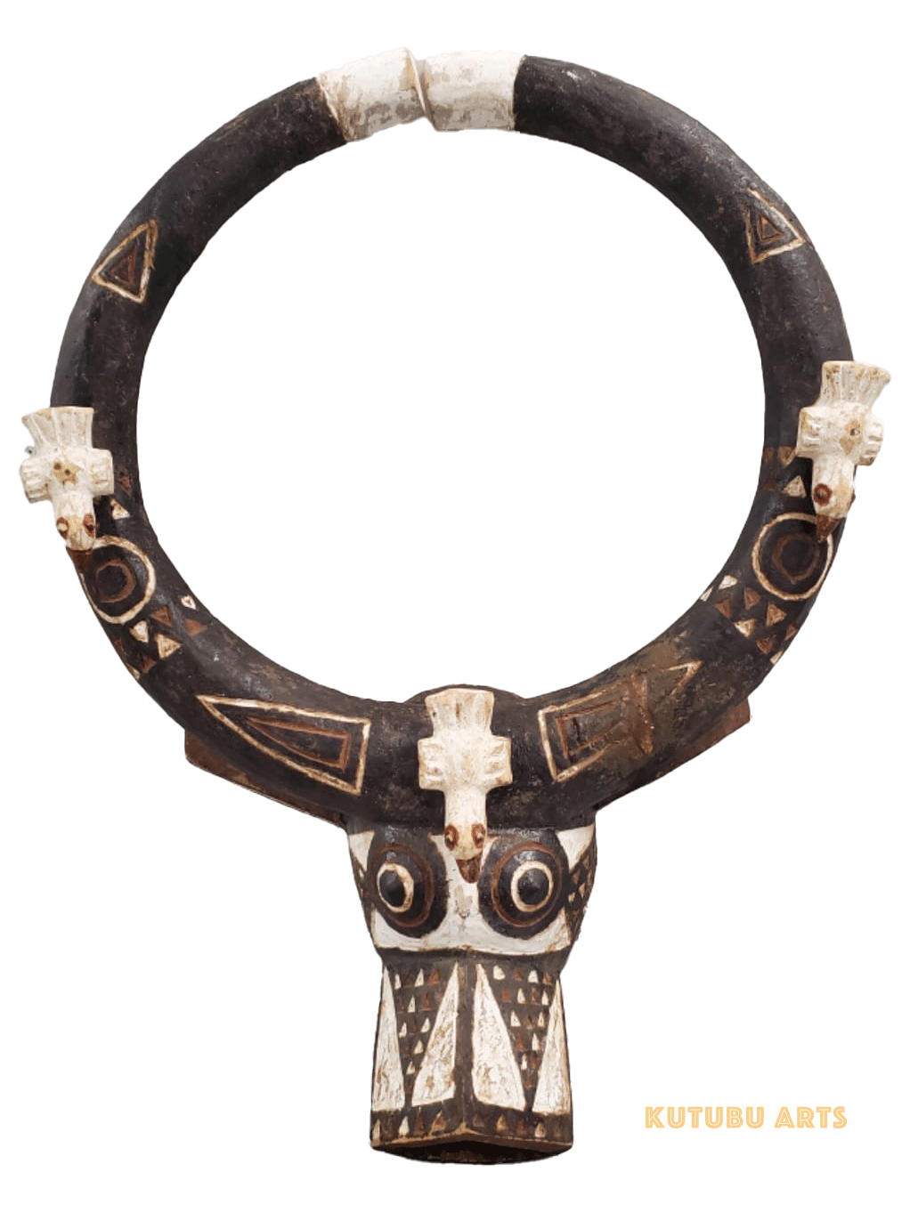Ceremonial Bobo animal wooden mask from Burkina Faso, West Africa, African tribal art, Kutubu Arts