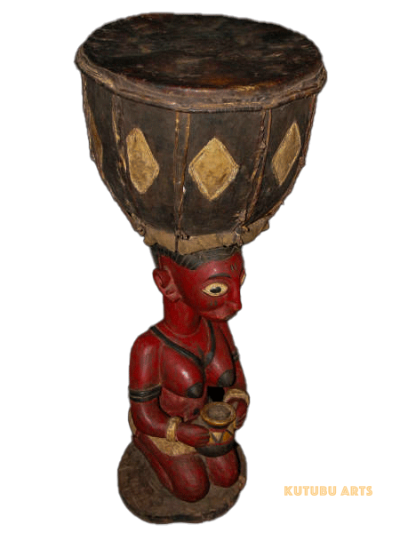 Baga Female Figure Drum