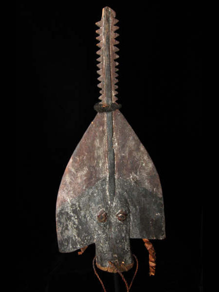 Bijogo Wooden Carved Swordfish Mask