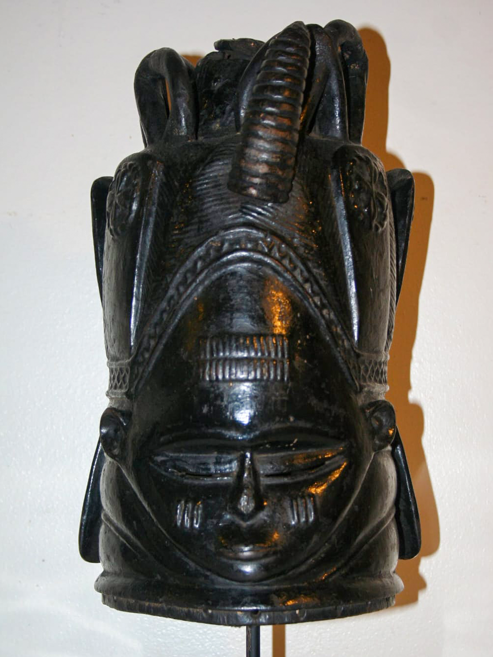 Mende Sowei ceremonial mask from Sierra Leone and Liberia, West Africa, Kutubu Arts
