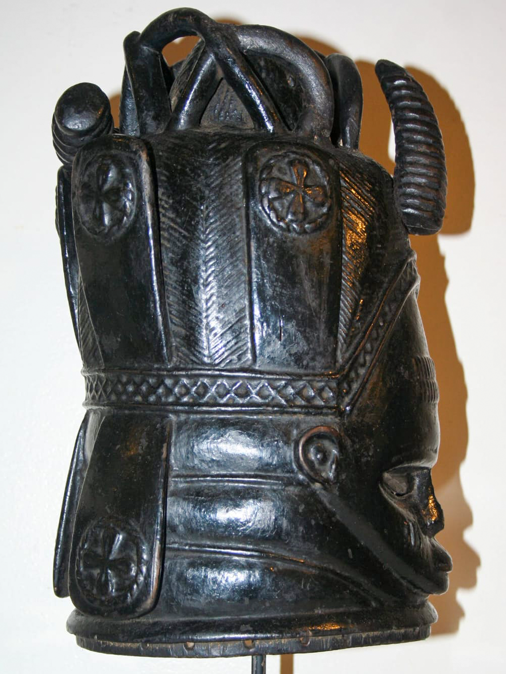 Mende Sowei ceremonial mask from Sierra Leone and Liberia, West Africa, Kutubu Arts