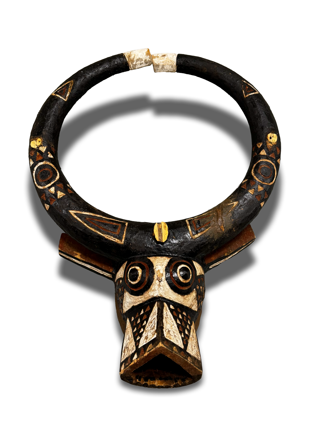 Ceremonial Bobo animal wooden mask from Burkina Faso, West Africa, African tribal art, Kutubu Arts