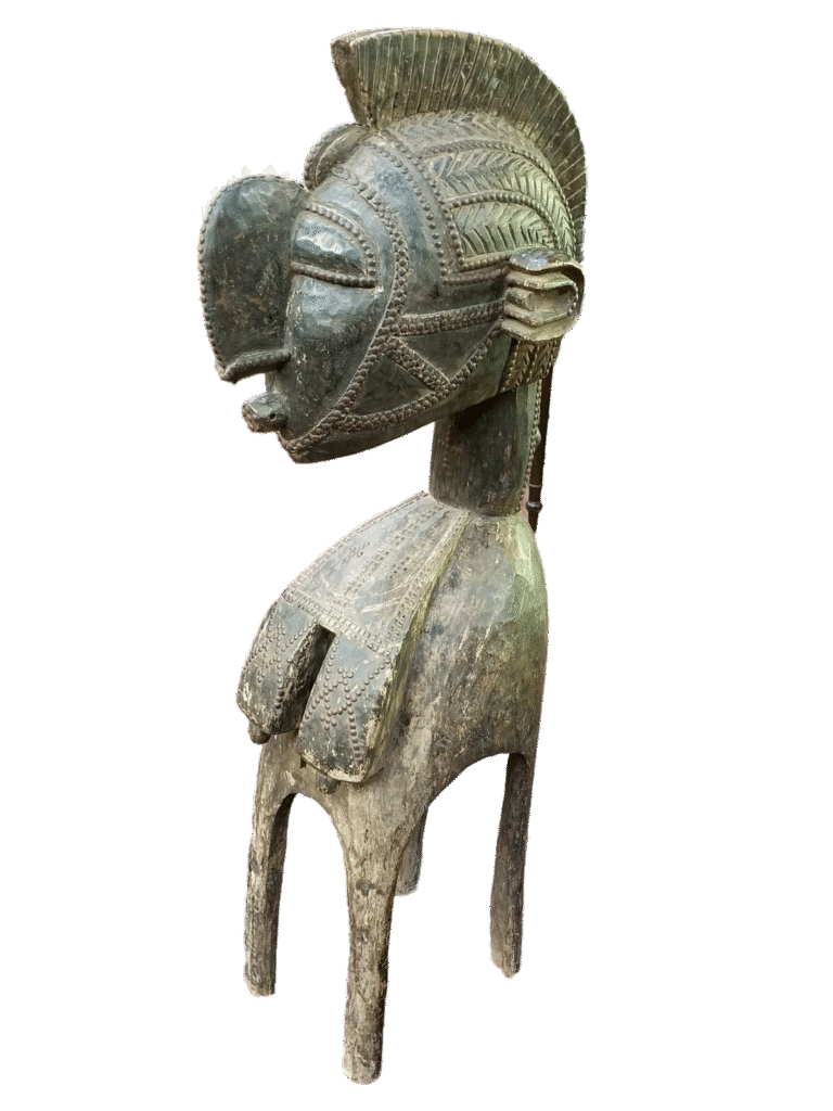 Baga ceremonial Nimba fertility shoulder mask from Guinea, West Africa, African tribal art, Kutubu Arts