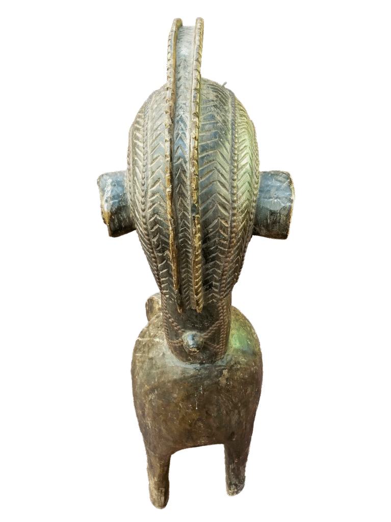 Baga ceremonial Nimba fertility shoulder mask from Guinea, West Africa, African tribal art, Kutubu Arts
