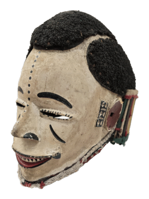 Igbo Mmanwu ceremonial mask from Nigeria, West Africa, African tribal art, Kutubu Arts