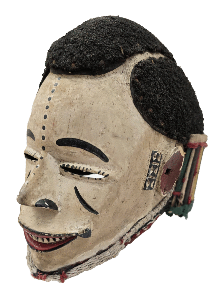 Igbo Mmanwu ceremonial mask from Nigeria, West Africa, African tribal art, Kutubu Arts