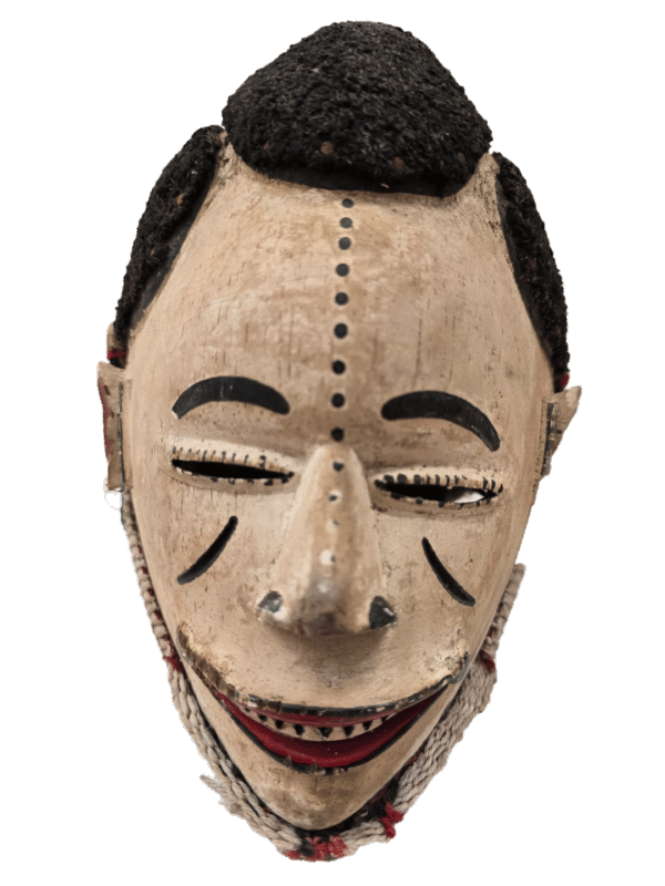 Igbo Mmanwu ceremonial mask from Nigeria, West Africa, African tribal art, Kutubu Arts