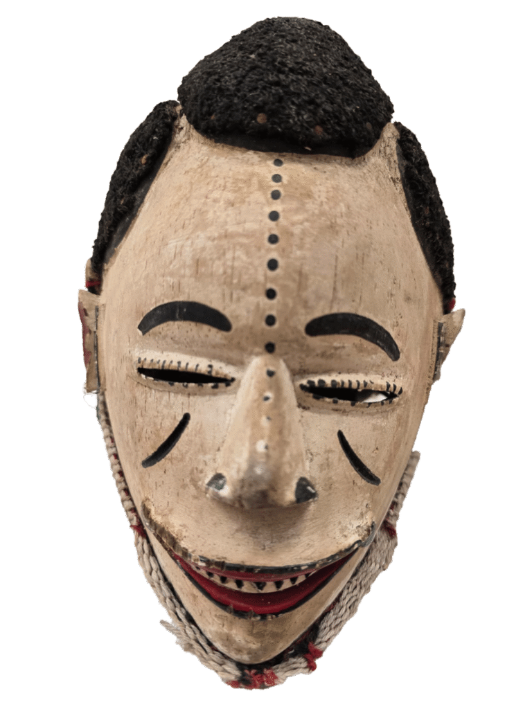 Igbo Mmanwu ceremonial mask from Nigeria, West Africa, African tribal art, Kutubu Arts