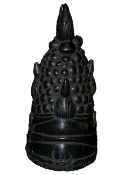 Gola Sowo ceremonial female head mask from Liberia, West Africa, African tribal art, Kutubu Arts