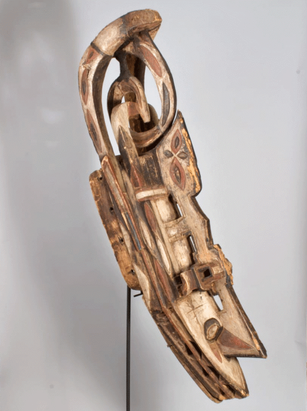 Baga spiritual Banda Kumbaduba mask from Guinea, West Africa, African tribal art, Kutubu Arts