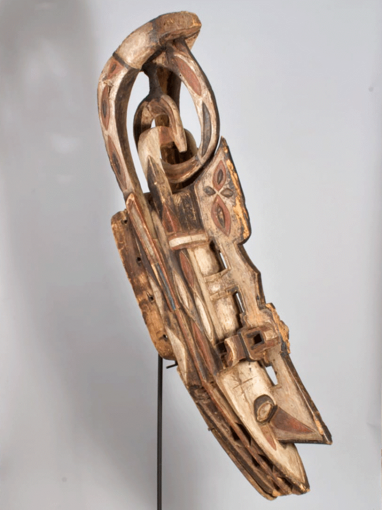 Baga spiritual Banda Kumbaduba mask from Guinea, West Africa, African tribal art, Kutubu Arts