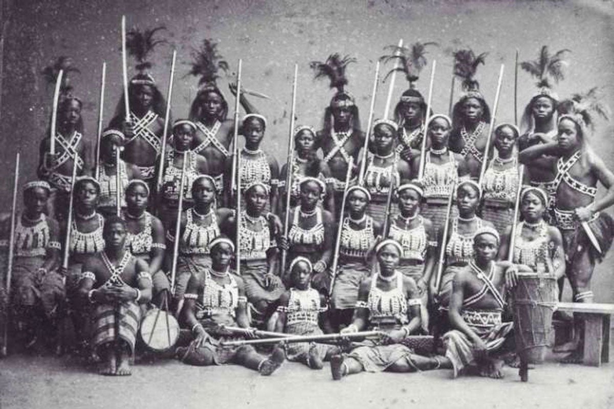 Dahomey Kingdom Amazons Mino female warriors Benin West Africa Kutubu Arts