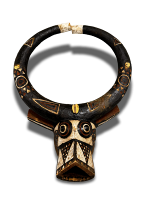 Ceremonial Bobo animal wooden mask from Burkina Faso, West Africa, African tribal art, Kutubu Arts