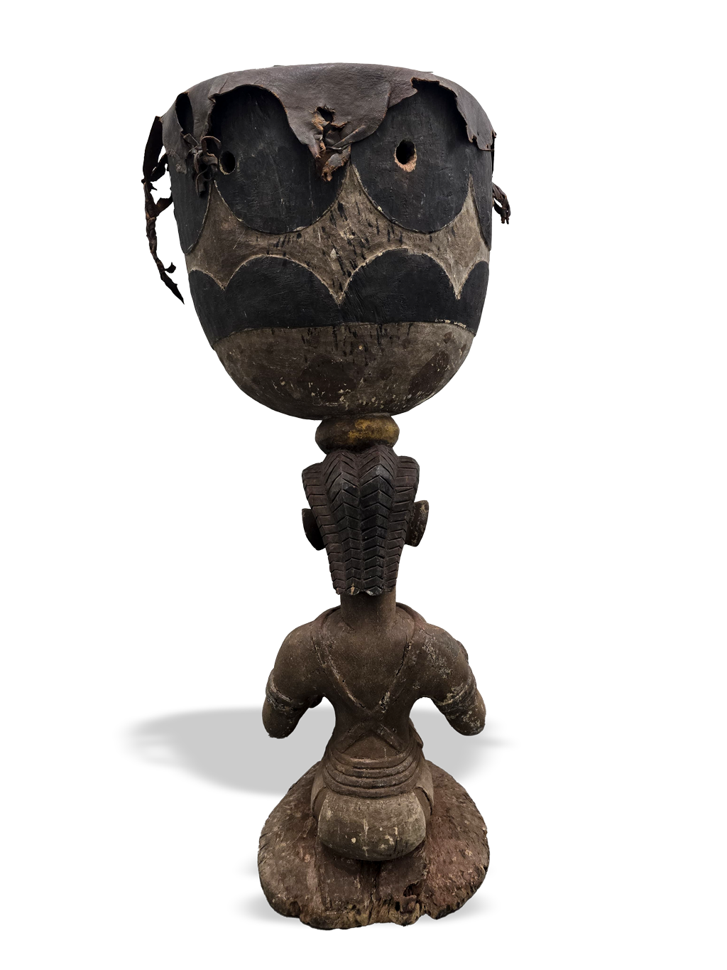 Andef female drum with child from Baga in Guinea, Kutubu Arts, African tribal art