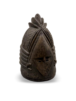 Rare four-eyed helmet mask from Bullom Sherbro in Sierra Leone, Kutubu Arts, African tribal art