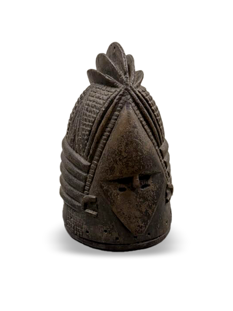 Rare four-eyed helmet mask from Bullom Sherbro in Sierra Leone, Kutubu Arts, African tribal art