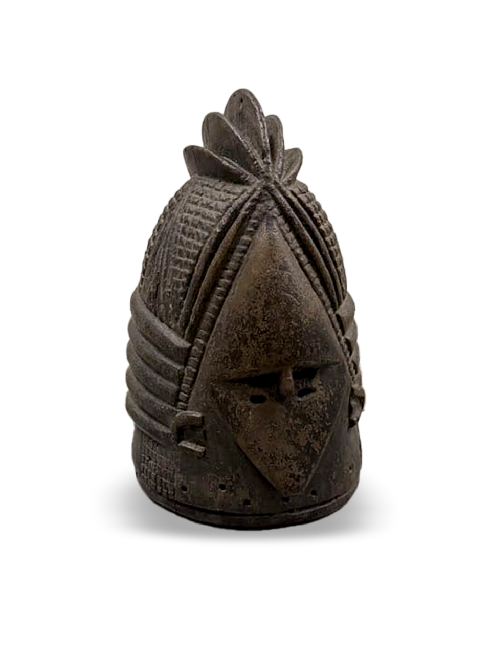 Rare four-eyed helmet mask from Bullom Sherbro in Sierra Leone, Kutubu Arts, African tribal art
