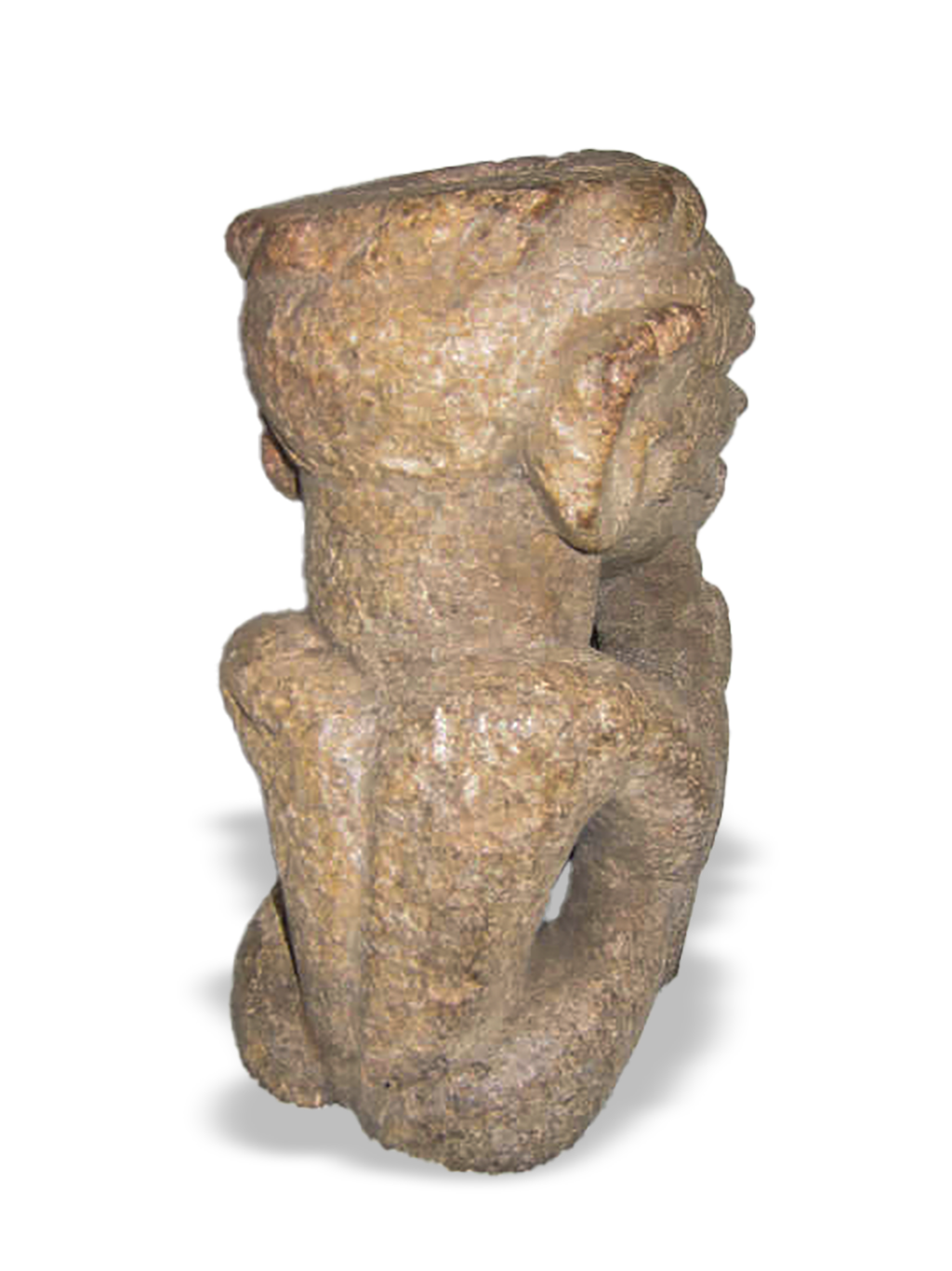 Pomdo stone sculpture from Guinea coast, Kutubu Arts, African tribal art